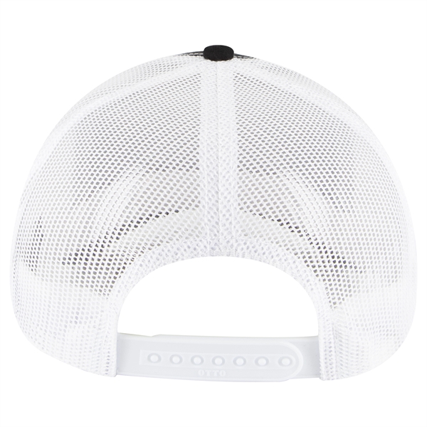 Cotton Twill 5 Panel Low Profile Mesh Back Trucker Hat - Cotton Twill 5 Panel Low Profile Mesh Back Trucker Hat - Image 54 of 110