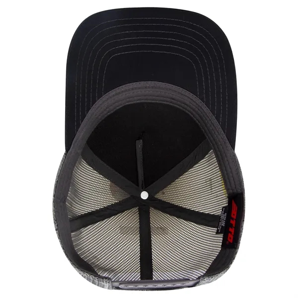 Cotton Twill 5 Panel Low Profile Mesh Back Trucker Hat - Cotton Twill 5 Panel Low Profile Mesh Back Trucker Hat - Image 64 of 110