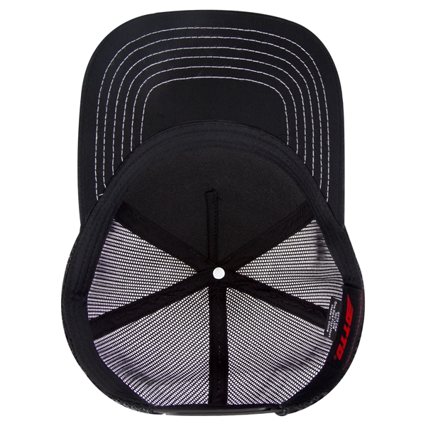 Cotton Twill 5 Panel Low Profile Mesh Back Trucker Hat - Cotton Twill 5 Panel Low Profile Mesh Back Trucker Hat - Image 78 of 110