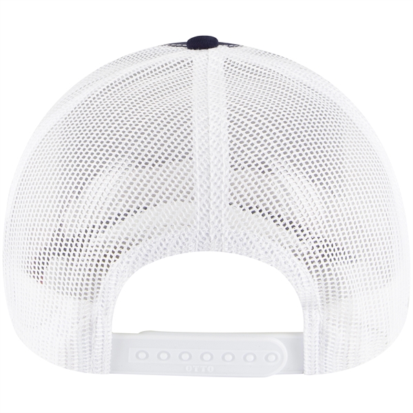 Cotton Twill 5 Panel Low Profile Mesh Back Trucker Hat - Cotton Twill 5 Panel Low Profile Mesh Back Trucker Hat - Image 82 of 110
