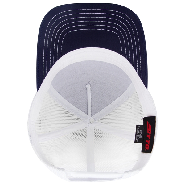Cotton Twill 5 Panel Low Profile Mesh Back Trucker Hat - Cotton Twill 5 Panel Low Profile Mesh Back Trucker Hat - Image 85 of 110