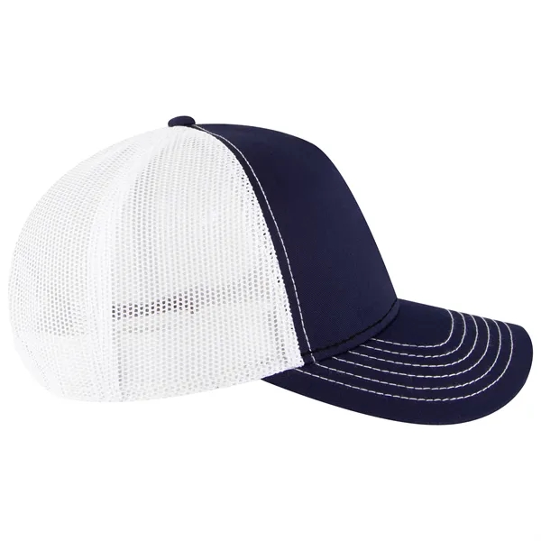 Cotton Twill 5 Panel Low Profile Mesh Back Trucker Hat - Cotton Twill 5 Panel Low Profile Mesh Back Trucker Hat - Image 87 of 110