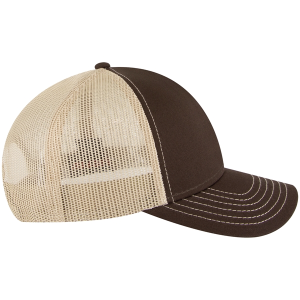 Cotton Twill 5 Panel Low Profile Mesh Back Trucker Hat - Cotton Twill 5 Panel Low Profile Mesh Back Trucker Hat - Image 110 of 110