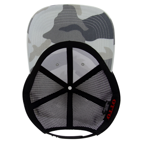 6 Panel Style Camouflage Cotton Twill Mesh Back Cap - 6 Panel Style Camouflage Cotton Twill Mesh Back Cap - Image 13 of 48