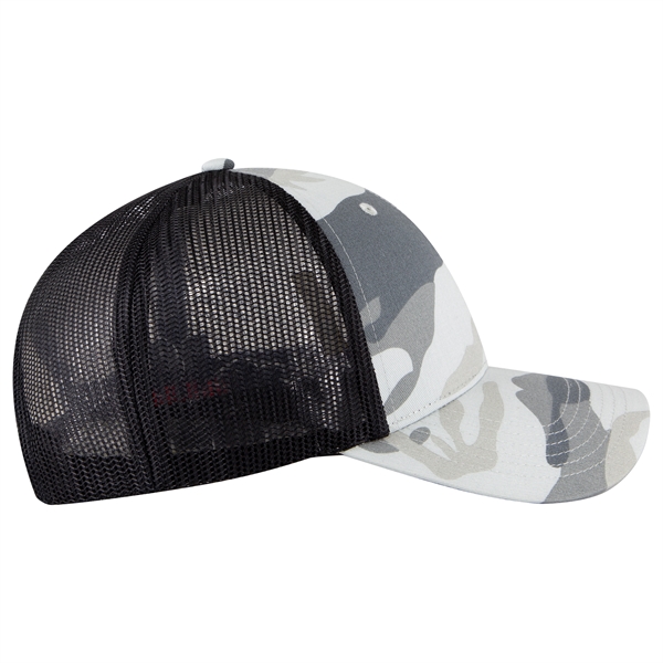 6 Panel Style Camouflage Cotton Twill Mesh Back Cap - 6 Panel Style Camouflage Cotton Twill Mesh Back Cap - Image 15 of 48