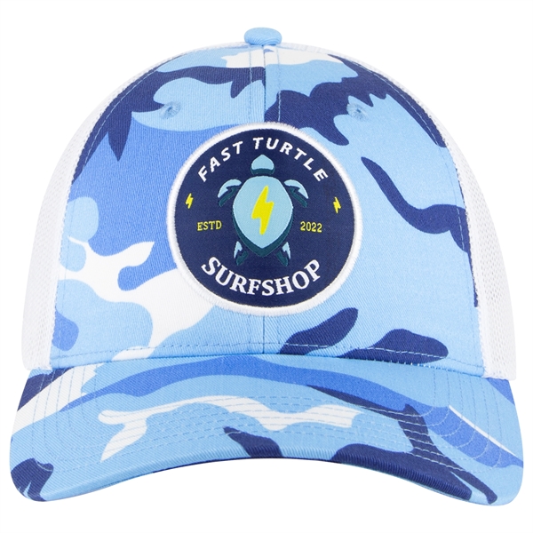 6 Panel Style Camouflage Cotton Twill Mesh Back Cap - 6 Panel Style Camouflage Cotton Twill Mesh Back Cap - Image 18 of 48
