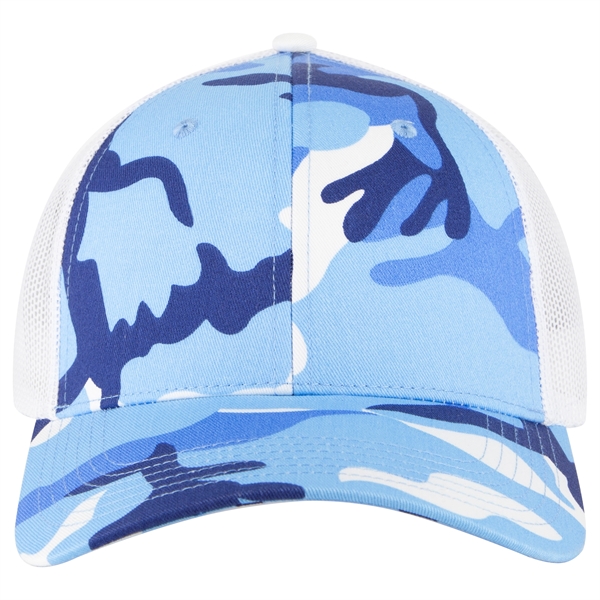 6 Panel Style Camouflage Cotton Twill Mesh Back Cap - 6 Panel Style Camouflage Cotton Twill Mesh Back Cap - Image 20 of 48