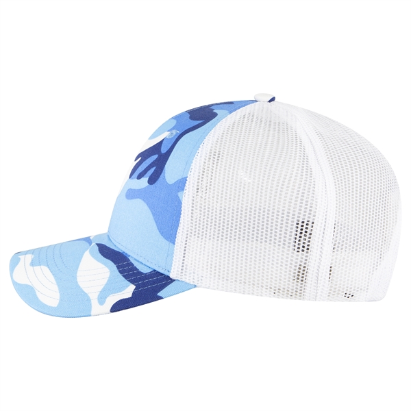 6 Panel Style Camouflage Cotton Twill Mesh Back Cap - 6 Panel Style Camouflage Cotton Twill Mesh Back Cap - Image 22 of 48