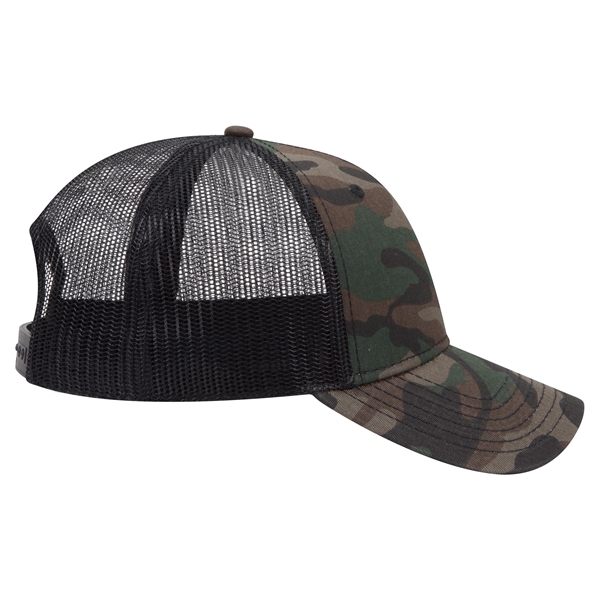 6 Panel Style Camouflage Cotton Twill Mesh Back Cap - 6 Panel Style Camouflage Cotton Twill Mesh Back Cap - Image 29 of 48