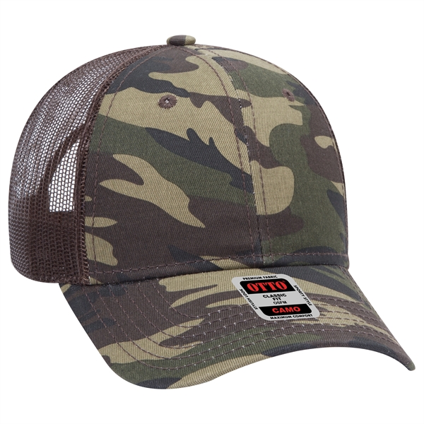 6 Panel Style Camouflage Cotton Twill Mesh Back Cap - 6 Panel Style Camouflage Cotton Twill Mesh Back Cap - Image 30 of 48