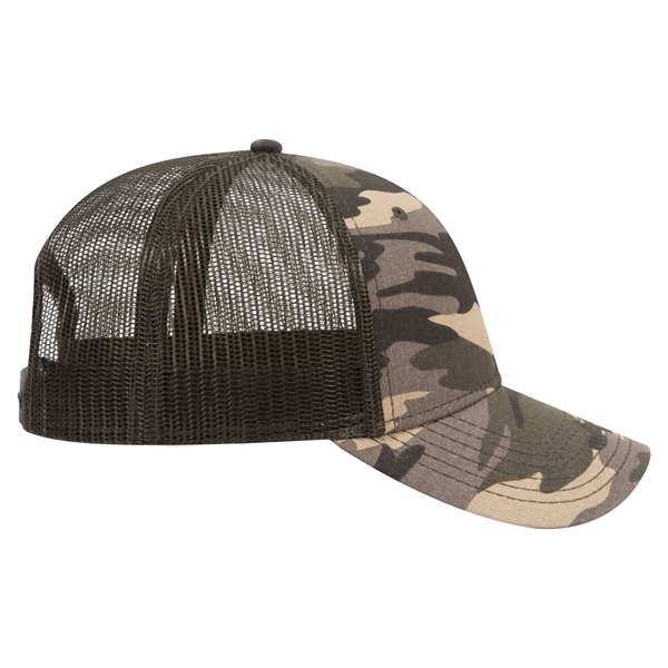 6 Panel Style Camouflage Cotton Twill Mesh Back Cap - 6 Panel Style Camouflage Cotton Twill Mesh Back Cap - Image 48 of 48
