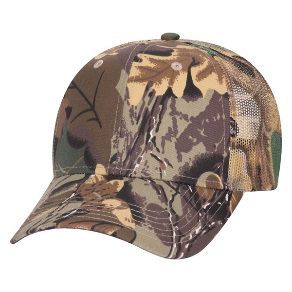 6 Panel Low Profile Mesh Back Hat - 6 Panel Low Profile Mesh Back Hat - Image 11 of 13