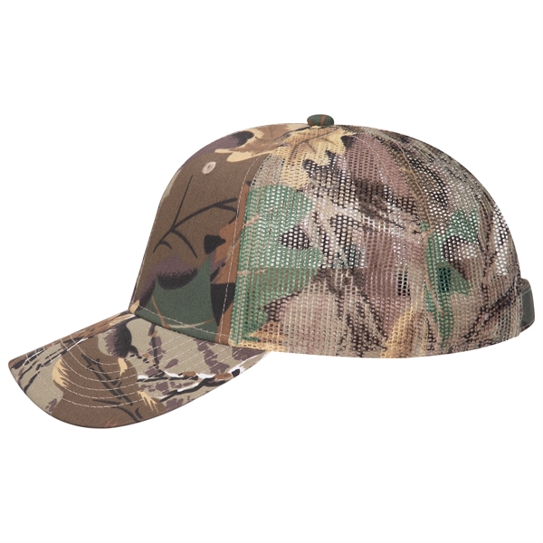 6 Panel Low Profile Mesh Back Hat - 6 Panel Low Profile Mesh Back Hat - Image 12 of 13