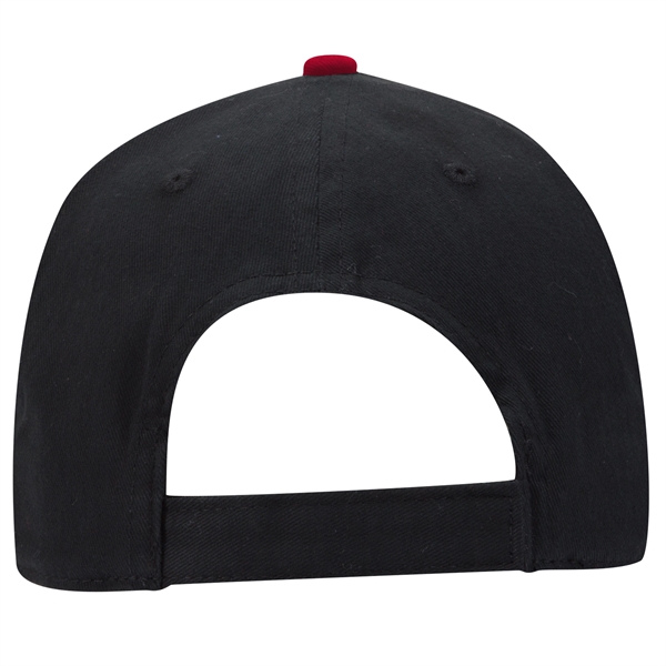 Brushed Cotton Twill Sandwich Visor 6 Panel Baseball Cap - Brushed Cotton Twill Sandwich Visor 6 Panel Baseball Cap - Image 16 of 47