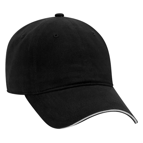 Brushed Cotton Twill Sandwich Visor 6 Panel Baseball Cap - Brushed Cotton Twill Sandwich Visor 6 Panel Baseball Cap - Image 23 of 47