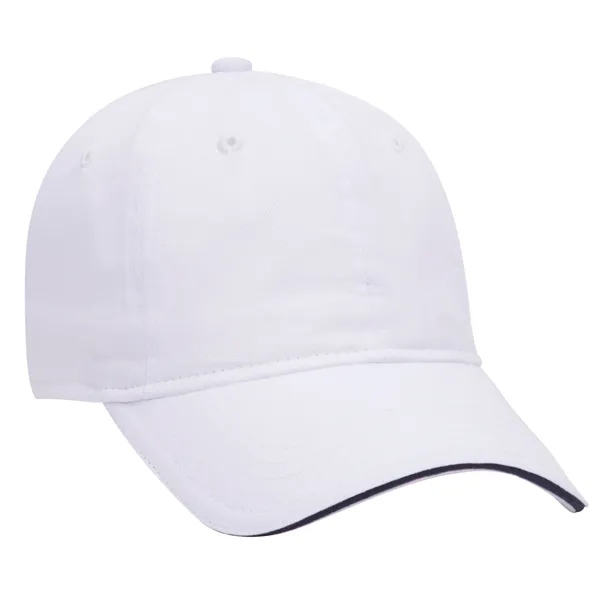 Brushed Cotton Twill Sandwich Visor 6 Panel Baseball Cap - Brushed Cotton Twill Sandwich Visor 6 Panel Baseball Cap - Image 36 of 47