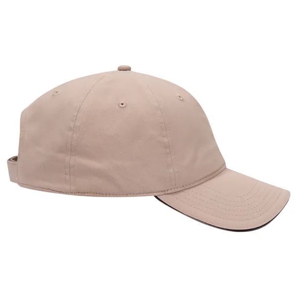 Brushed Cotton Twill Sandwich Visor 6 Panel Baseball Cap - Brushed Cotton Twill Sandwich Visor 6 Panel Baseball Cap - Image 47 of 47