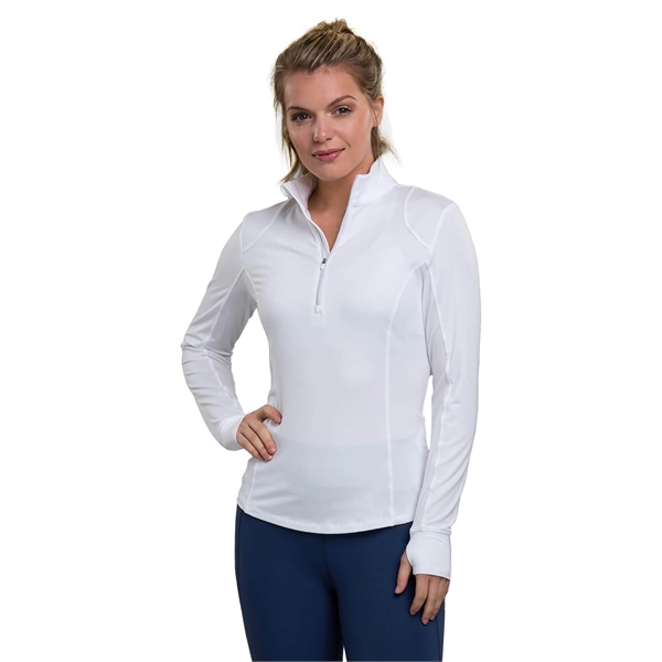 Zero Restriction Women's Renae Quarter-Zip Mock Neck - Zero Restriction Women's Renae Quarter-Zip Mock Neck - Image 4 of 4