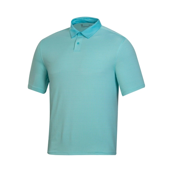 Under Armour Men's T2 Green Half Moons Print Polo - Under Armour Men's T2 Green Half Moons Print Polo - Image 2 of 2