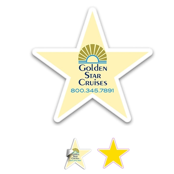 Custom Star Stock Shape Stickers