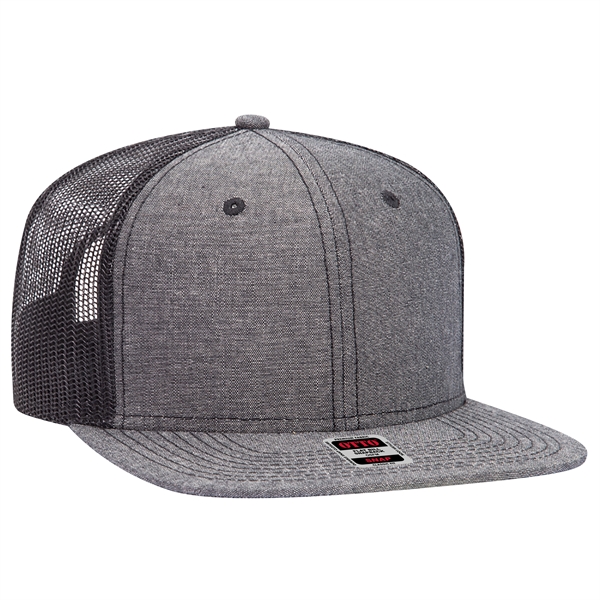 Cotton Blend 6 Panel Mesh Back Hat - Cotton Blend 6 Panel Mesh Back Hat - Image 1 of 83
