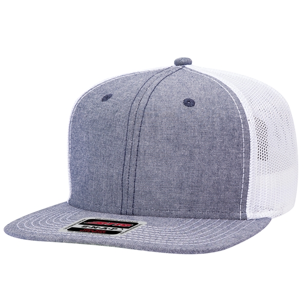 Cotton Blend 6 Panel Mesh Back Hat - Cotton Blend 6 Panel Mesh Back Hat - Image 17 of 83