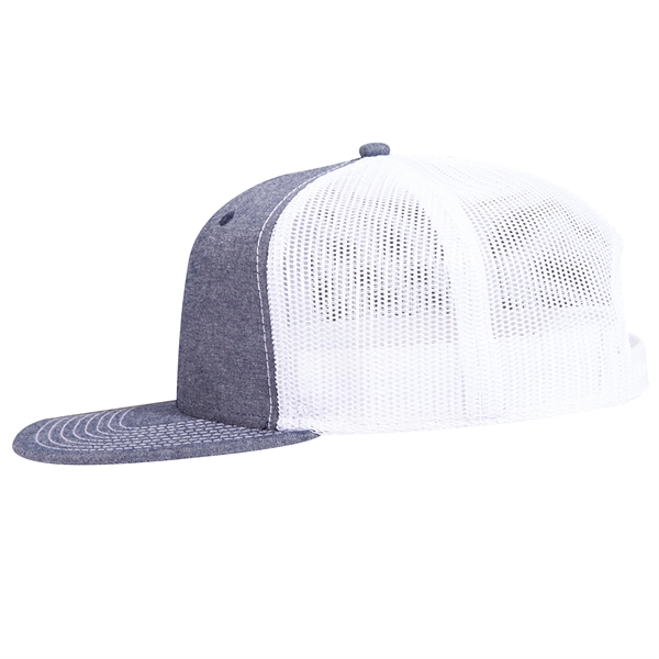 Cotton Blend 6 Panel Mesh Back Hat - Cotton Blend 6 Panel Mesh Back Hat - Image 18 of 83