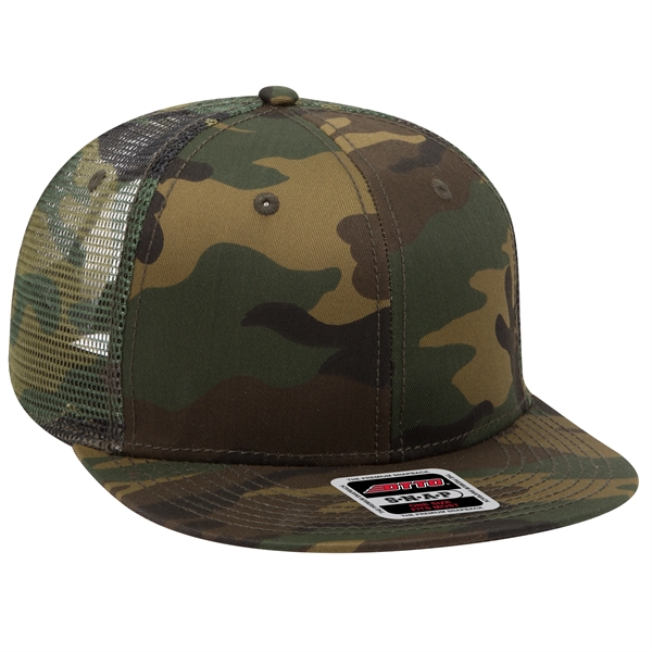Cotton Blend 6 Panel Mesh Back Hat - Cotton Blend 6 Panel Mesh Back Hat - Image 20 of 83