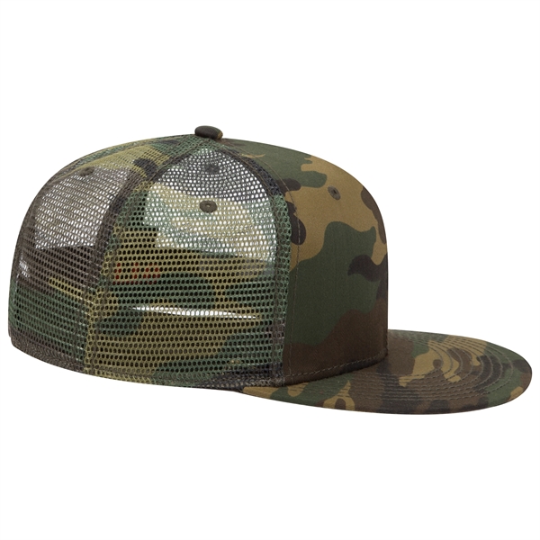 Cotton Blend 6 Panel Mesh Back Hat - Cotton Blend 6 Panel Mesh Back Hat - Image 25 of 83
