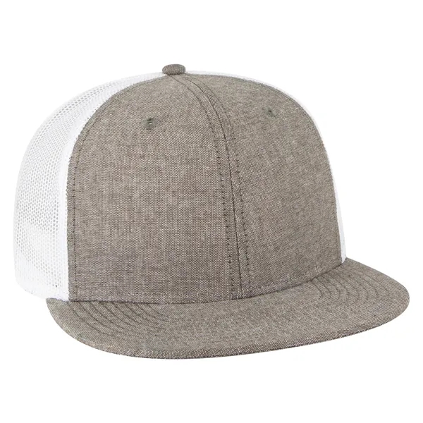 Cotton Blend 6 Panel Mesh Back Hat - Cotton Blend 6 Panel Mesh Back Hat - Image 26 of 83