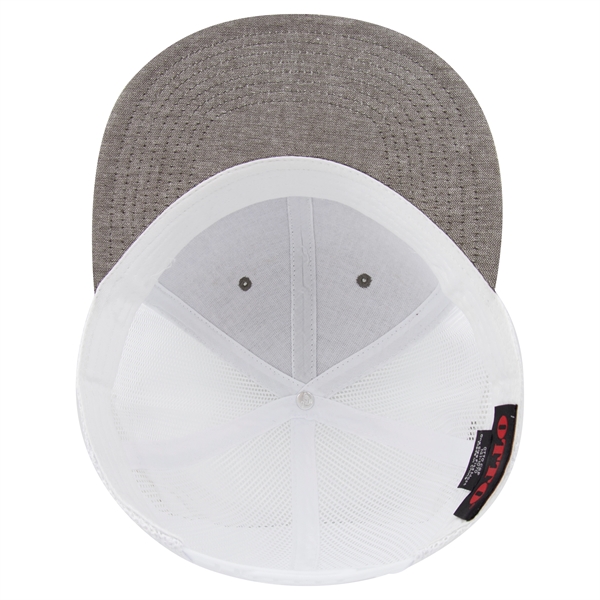 Cotton Blend 6 Panel Mesh Back Hat - Cotton Blend 6 Panel Mesh Back Hat - Image 30 of 83