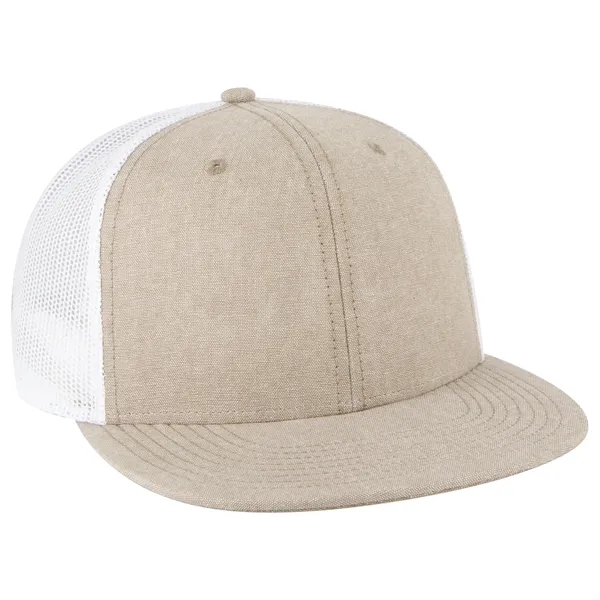Cotton Blend 6 Panel Mesh Back Hat - Cotton Blend 6 Panel Mesh Back Hat - Image 33 of 83