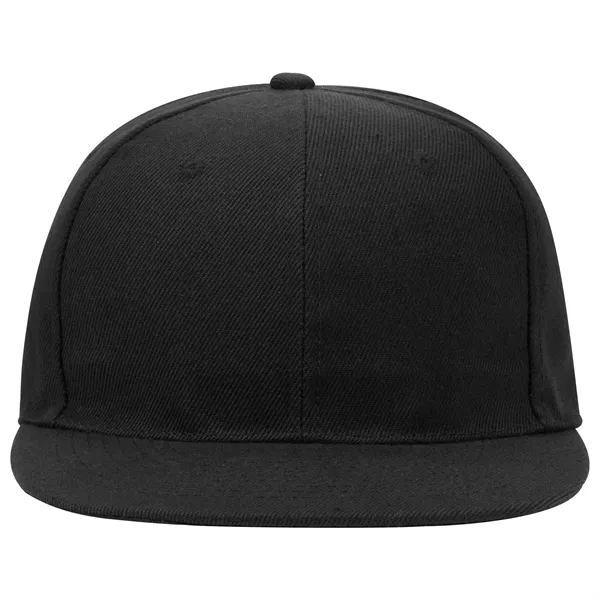 Alternative Wool Twill Round Visor 6 Panel Hat - Alternative Wool Twill Round Visor 6 Panel Hat - Image 3 of 6