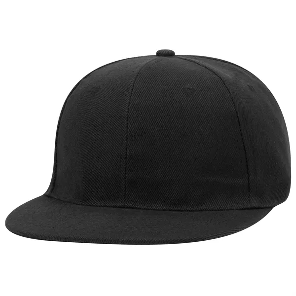 Alternative Wool Twill Round Visor 6 Panel Hat - Alternative Wool Twill Round Visor 6 Panel Hat - Image 4 of 6