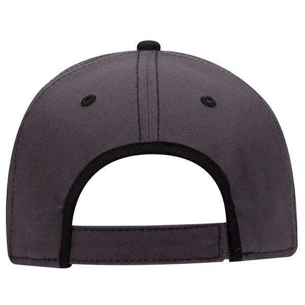 Cotton Twill/Contrast Stitching Trim Visor 6 Panel Cap - Cotton Twill/Contrast Stitching Trim Visor 6 Panel Cap - Image 38 of 54