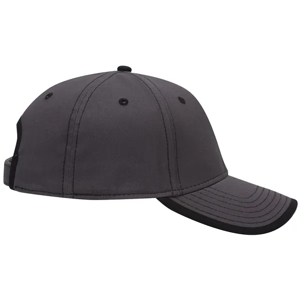 Cotton Twill/Contrast Stitching Trim Visor 6 Panel Cap - Cotton Twill/Contrast Stitching Trim Visor 6 Panel Cap - Image 42 of 54