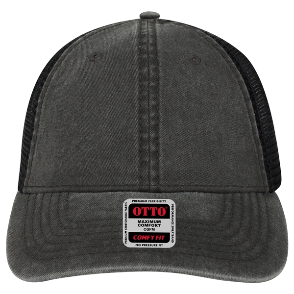 6Panel Garment Washed Cotton Twill/Mesh Back Low Profile Cap - 6Panel Garment Washed Cotton Twill/Mesh Back Low Profile Cap - Image 3 of 54