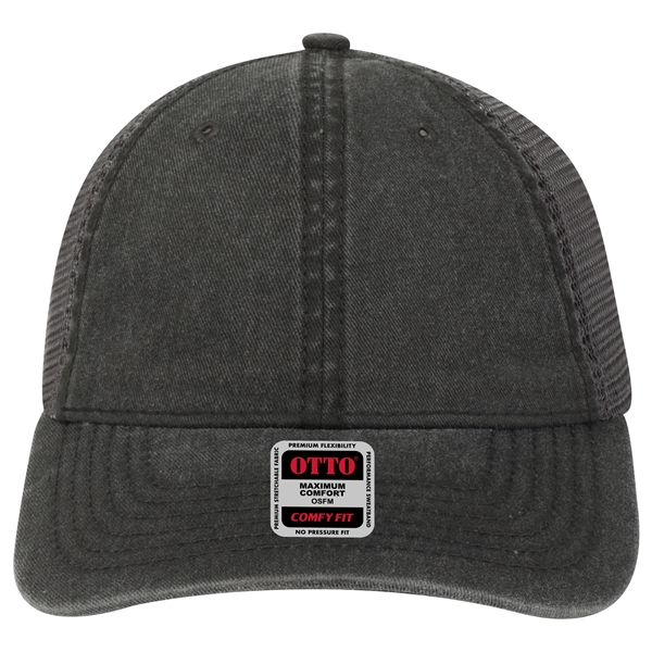 6Panel Garment Washed Cotton Twill/Mesh Back Low Profile Cap - 6Panel Garment Washed Cotton Twill/Mesh Back Low Profile Cap - Image 37 of 78