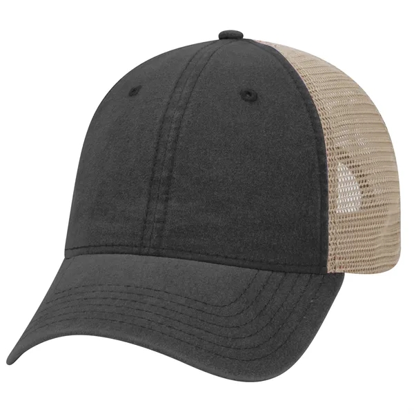 6Panel Garment Washed Cotton Twill/Mesh Back Low Profile Cap - 6Panel Garment Washed Cotton Twill/Mesh Back Low Profile Cap - Image 44 of 78