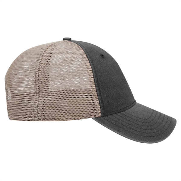 6Panel Garment Washed Cotton Twill/Mesh Back Low Profile Cap - 6Panel Garment Washed Cotton Twill/Mesh Back Low Profile Cap - Image 47 of 78