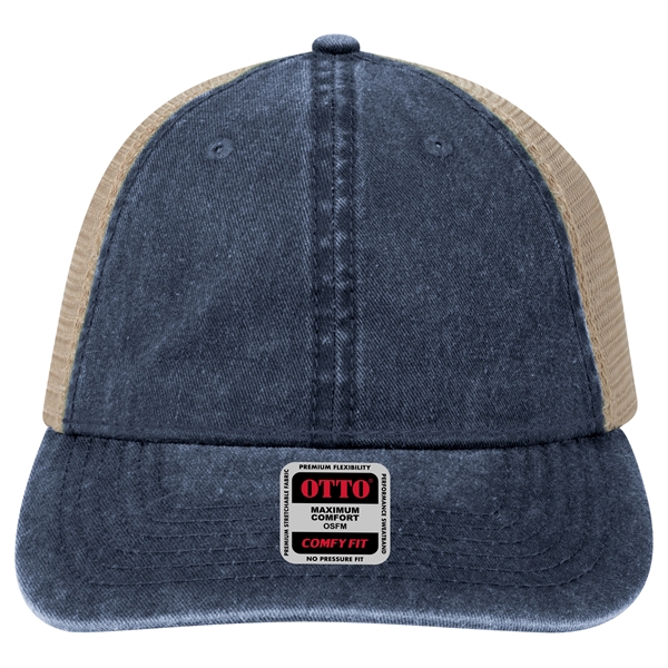 6Panel Garment Washed Cotton Twill/Mesh Back Low Profile Cap - 6Panel Garment Washed Cotton Twill/Mesh Back Low Profile Cap - Image 32 of 54