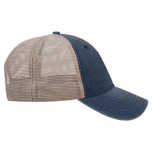 6Panel Garment Washed Cotton Twill/Mesh Back Low Profile Cap - 6Panel Garment Washed Cotton Twill/Mesh Back Low Profile Cap - Image 53 of 78