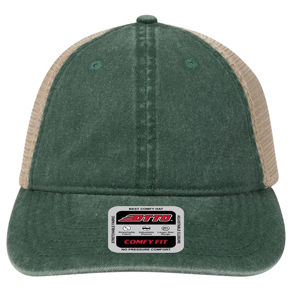 6Panel Garment Washed Cotton Twill/Mesh Back Low Profile Cap - 6Panel Garment Washed Cotton Twill/Mesh Back Low Profile Cap - Image 55 of 78