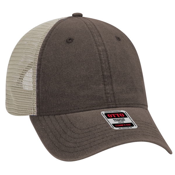 6Panel Garment Washed Cotton Twill/Mesh Back Low Profile Cap - 6Panel Garment Washed Cotton Twill/Mesh Back Low Profile Cap - Image 42 of 54