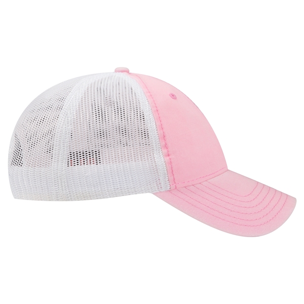 6Panel Garment Washed Cotton Twill/Mesh Back Low Profile Cap - 6Panel Garment Washed Cotton Twill/Mesh Back Low Profile Cap - Image 72 of 78