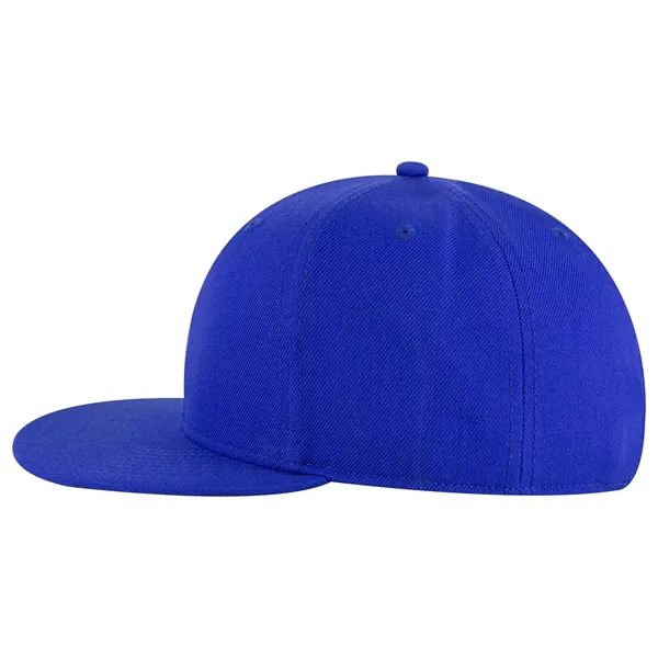 Wool Blend Twill Round Flat Visor "SNAP" 6 Panel Hat - Wool Blend Twill Round Flat Visor "SNAP" 6 Panel Hat - Image 172 of 193