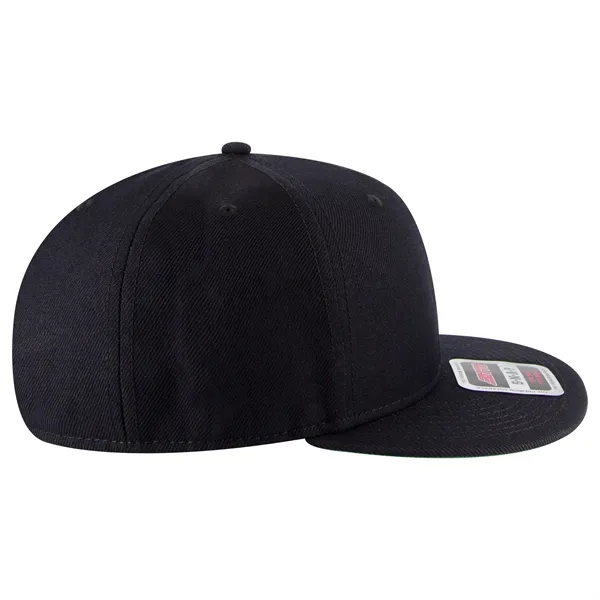 Wool Blend Twill Round Flat Visor "SNAP" 6 Panel Hat - Wool Blend Twill Round Flat Visor "SNAP" 6 Panel Hat - Image 181 of 193