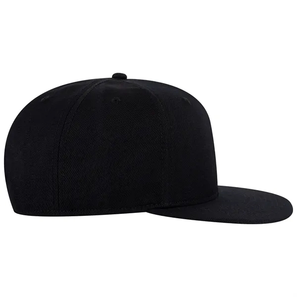 Wool Blend Twill Round Flat Visor "SNAP" 6 Panel Hat - Wool Blend Twill Round Flat Visor "SNAP" 6 Panel Hat - Image 162 of 193