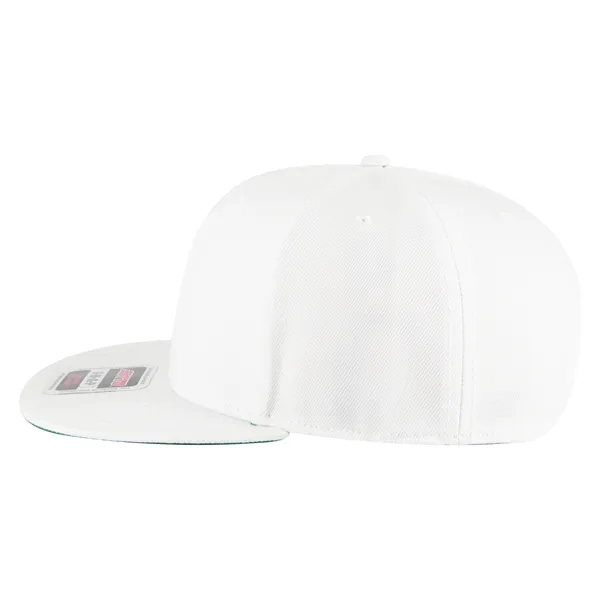 Wool Blend Twill Round Flat Visor "SNAP" 6 Panel Hat - Wool Blend Twill Round Flat Visor "SNAP" 6 Panel Hat - Image 177 of 193