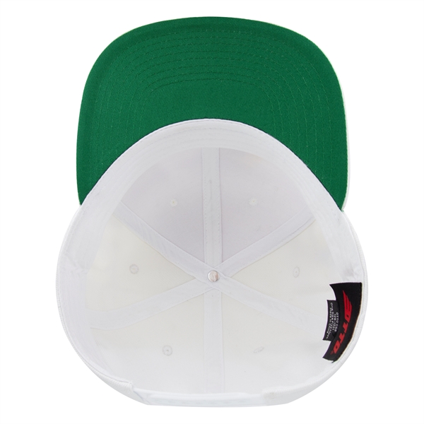 Wool Blend Twill Round Flat Visor "SNAP" 6 Panel Hat - Wool Blend Twill Round Flat Visor "SNAP" 6 Panel Hat - Image 175 of 193